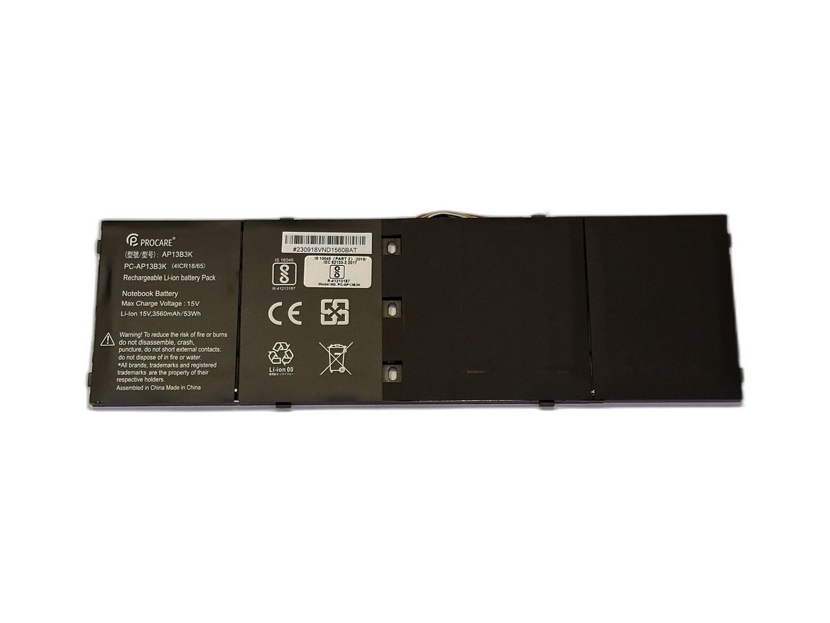 Acer Laptop Batteries For Acer Laptop Battery AP13B3K Replacement Part Hover - Procare Nehru Place