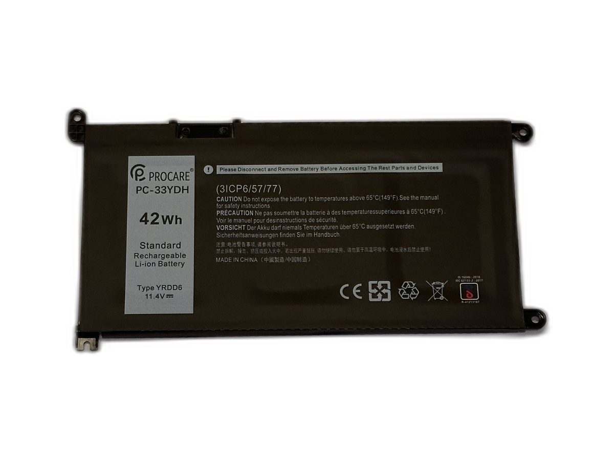 Dell Laptop Batteries For Dell Laptop Battery YRDd6 Replacement Part - Procare Nehru Place